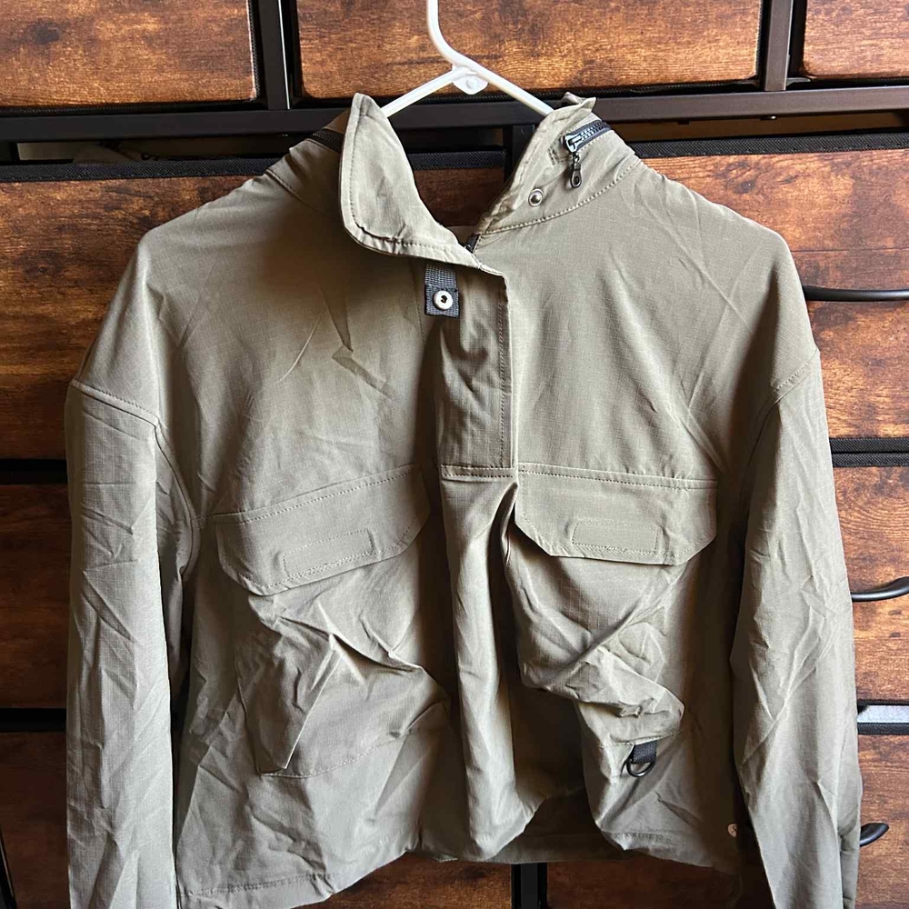 Layer 8 Tan Military Field Jacket